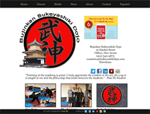 Tablet Screenshot of bukeyashikidojo.com